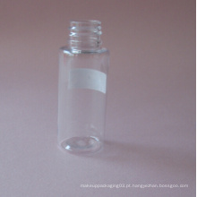 Pet plástico 10ml frascos claros rodada sem tampa